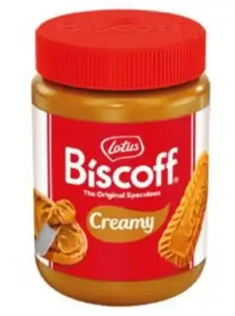 Auchan Pate a tartiner creamy biscoff lotus 400 g aanbieding