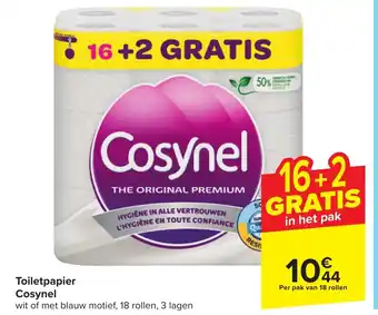 Carrefour Market Cosynel Toiletpapier aanbieding