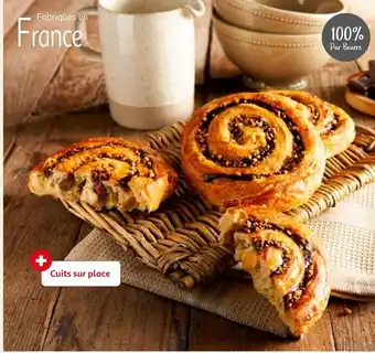 ESCARGOTS FAÇON BROWNIES PUR BEURRE