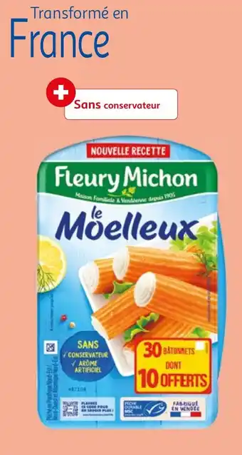 Auchan SURIMI LE MOELLEUX FLEURY MICHON aanbieding
