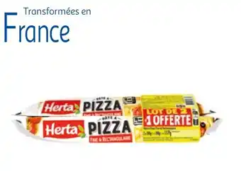 Auchan PÂTE À PIZZA HERTA aanbieding