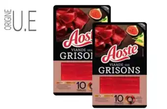 Auchan VIANDE DES GRISONS AOSTE aanbieding