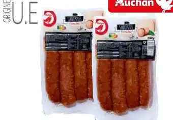 SAUCISSES FUMÉES À CUIRE AUCHAN