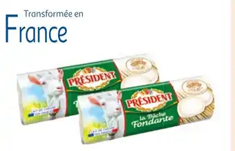 Auchan BÛCHE FONDANTE DE CHÈVRE PRÉSIDENT aanbieding