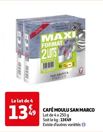 CAFÉ MOULU SAN MARCO