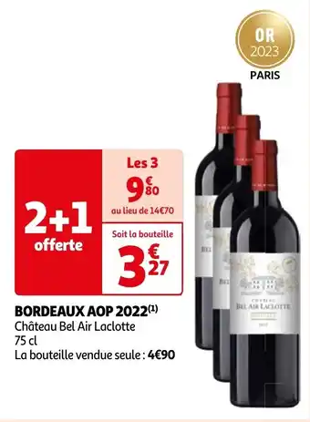 Auchan BORDEAUX AOP 2022 aanbieding