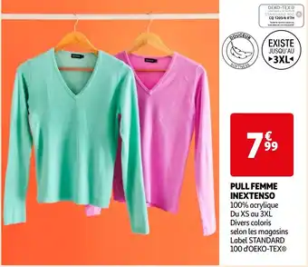 Auchan PULL FEMME INEXTENSO aanbieding
