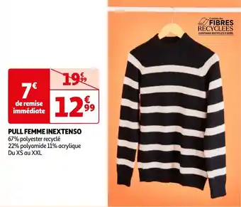 Auchan PULL FEMME INEXTENSO aanbieding