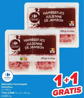 Carrefour Market Gekookte hamreepjes aanbieding