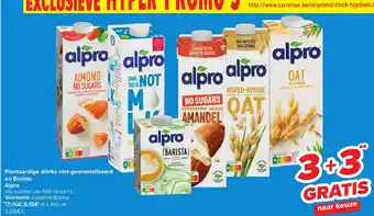 Plantaardige drinks niet-gearomatiseerd en Barista Alpro