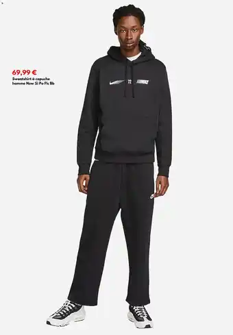 Intersport Sweatshirt à capuche homme Nsw Si Po Flc Bb aanbieding