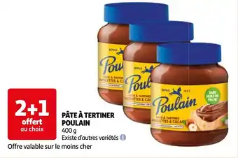 Auchan PÂTE À TERTINER POULAIN 400 g aanbieding