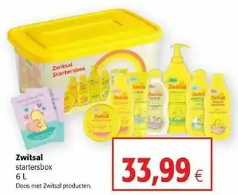 Colruyt Zwitsal startersbox aanbieding