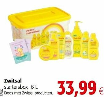 Colruyt Zwitsal startersbox aanbieding