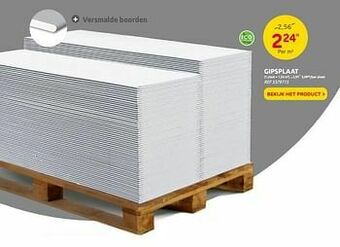 Brico Gipsplaat aanbieding