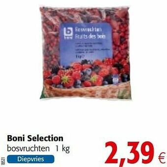 Colruyt Boni selection bosvruchten aanbieding