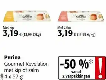 Purina gourmet revelation met kip of zalm
