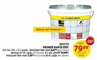 Brico Primer rapid dry aanbieding