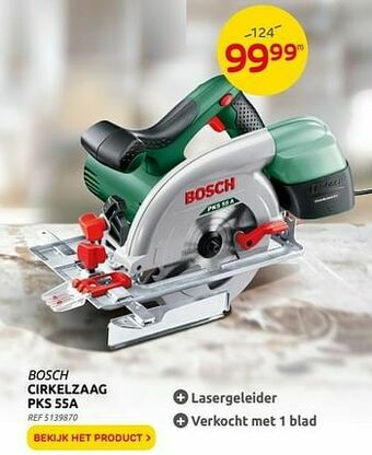 Brico Bosch cirkelzaag pks 55a aanbieding