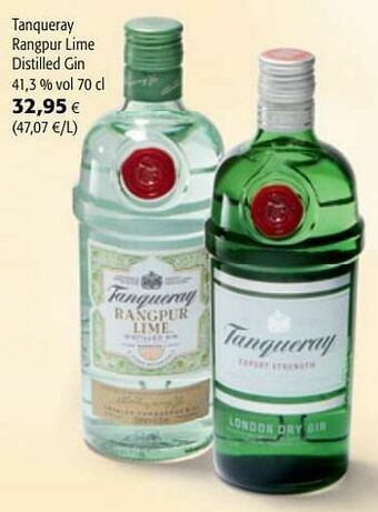 Colruyt Tanqueray rangpur lime distilled gin aanbieding