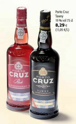 Colruyt Porto cruz tawny aanbieding