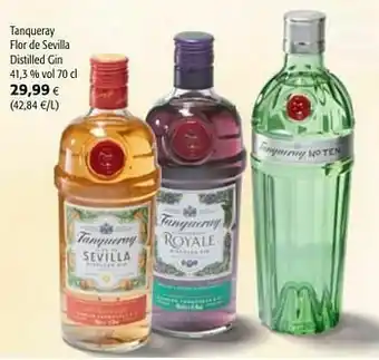 Colruyt Tanqueray flor de sevilla distilled gin aanbieding