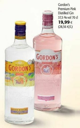 Colruyt Gordon`s premium pink distilled gin aanbieding