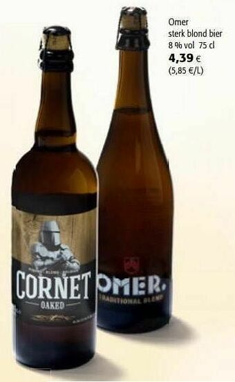 Colruyt Omer sterk blond bier aanbieding