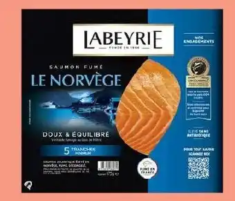 Auchan Saumon fume de norvege labeyrie aanbieding