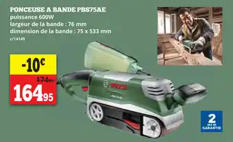 Ponceuse A Bande PBS75AE
