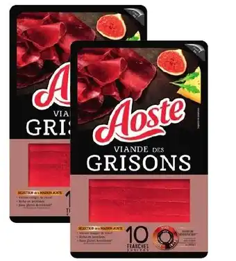 Viande des grisons aoste