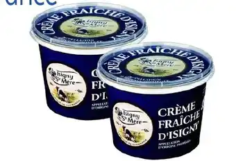Auchan Creme fraicge d'isigny aanbieding