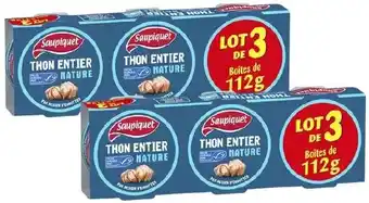 Auchan Thon entier nature msc saupiquet aanbieding