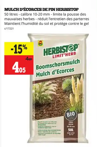 Mulch D'Ecorces De Pin Herbistop