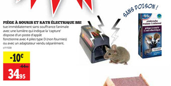 Piege A Souris Et Rats Electrique BSI