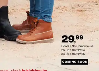 Bristol Boots / No Compromise 26-32 / 10252194 / 33-39 / 10252195 aanbieding
