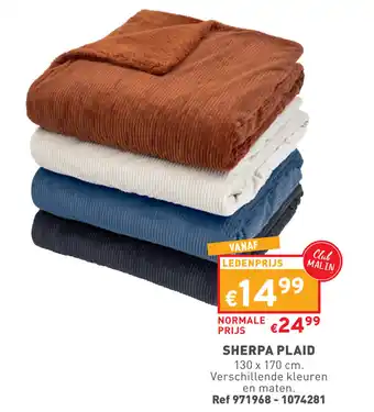 Trafic SHERPA PLAID 130 x 170 cm aanbieding