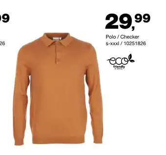 Bristol Polo / Checker S-XXXL / 10251826 aanbieding