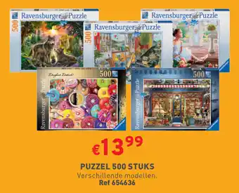 Trafic PUZZEL 500 STUKS 654636 aanbieding