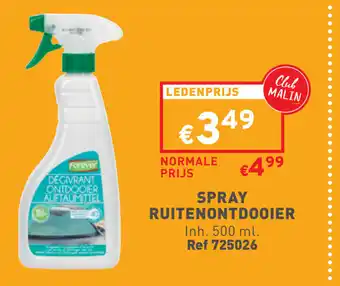 Trafic SPRAY RUITENONTDOOIER 500 ml. aanbieding