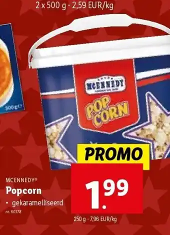 Lidl Popcorn aanbieding