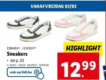 Lidl Sneakers aanbieding