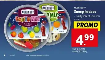 Lidl Snoep in doos aanbieding
