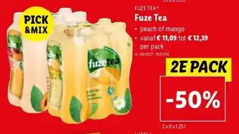 Lidl Fuze Tea aanbieding