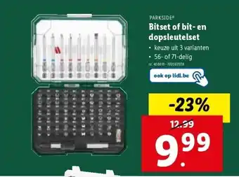 Bitset of bit- en dopsleutelset