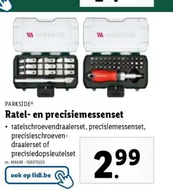 Lidl Ratel- en precisiemessenset aanbieding