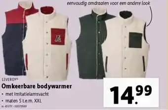 Lidl Omkeerbare bodywarmer aanbieding