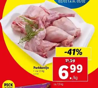 Lidl Parkkonijn aanbieding