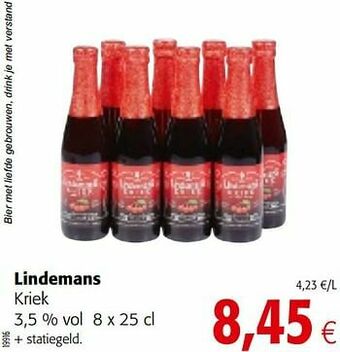 Colruyt Lindemans kriek aanbieding