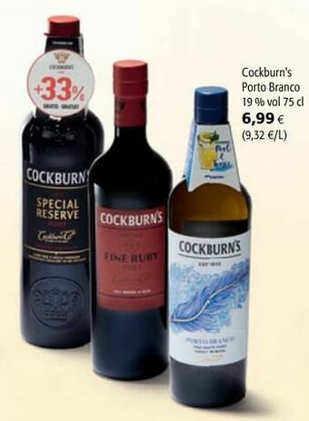 Colruyt Cockburn`s porto branco aanbieding
